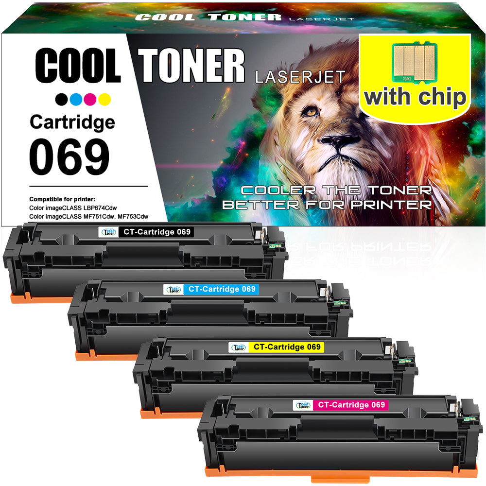 Compatible Canon 069 Toner Cartridge Set – Cool Toner