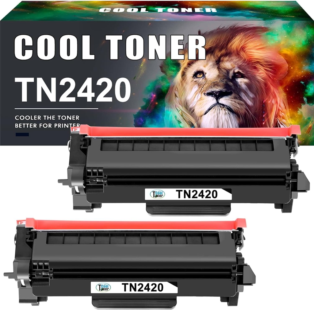 Toner Kingdom Compatible Toner Cartridge Replacement for Brother TN2420  TN2410 for HL-L2350DW MFC-L2710DW HL-L2310D HL-L2370DN HL-L2375DW  MFC-L2710DN MFC-L2730DW MFC-L2750DW DCP-L2510D DCP-L2530DW