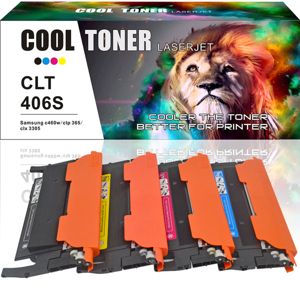 Compatible Toner Cartridge Replacement for Samsung CLT-K406S CLT-C406S –  Cool Toner